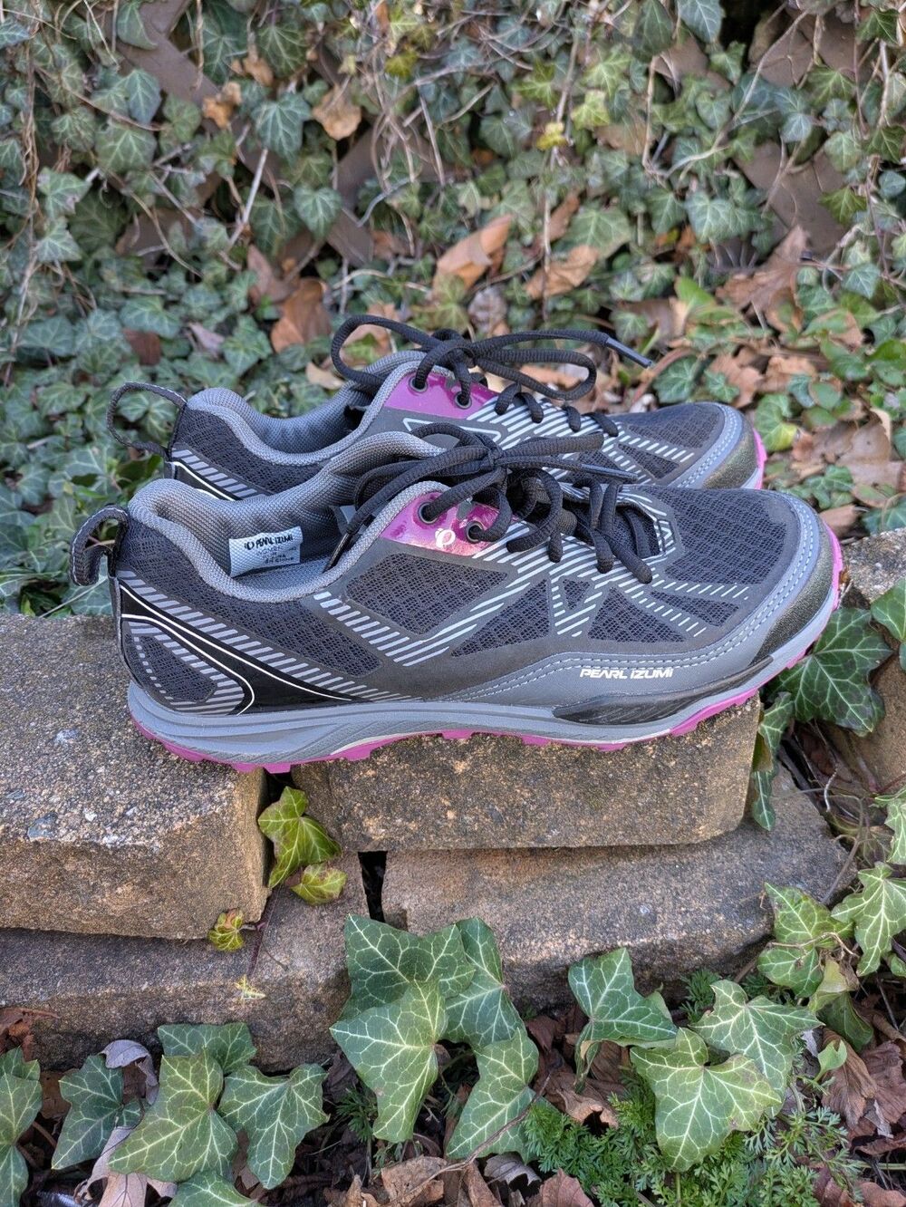 Pearl Izumi Womens Size 41 X-ALP Seek V Lace Purple Gray Cycling Shoes bike